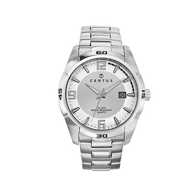 Certus Mens Silver Watch