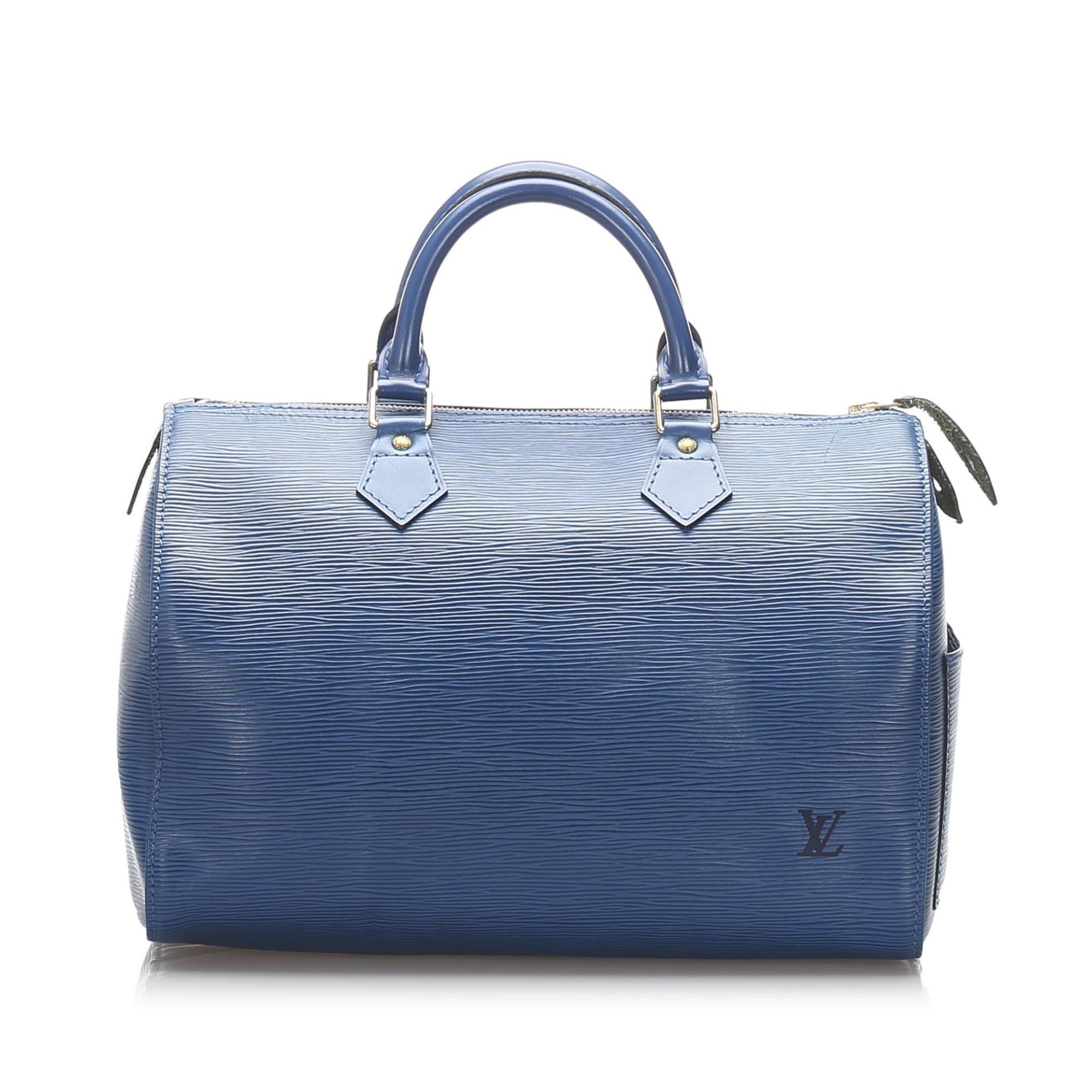 Vintage Louis Vuitton Epi Speedy 30 Blue