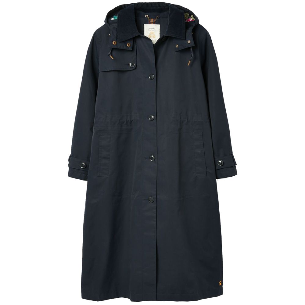 Joules Womens Fernhall Relaxed Fit Waterproof Trench Coat