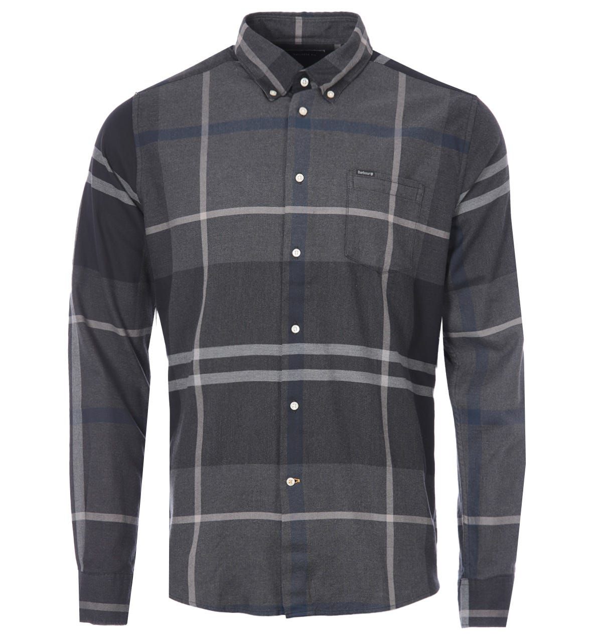 barbour dunoon shirt graphite