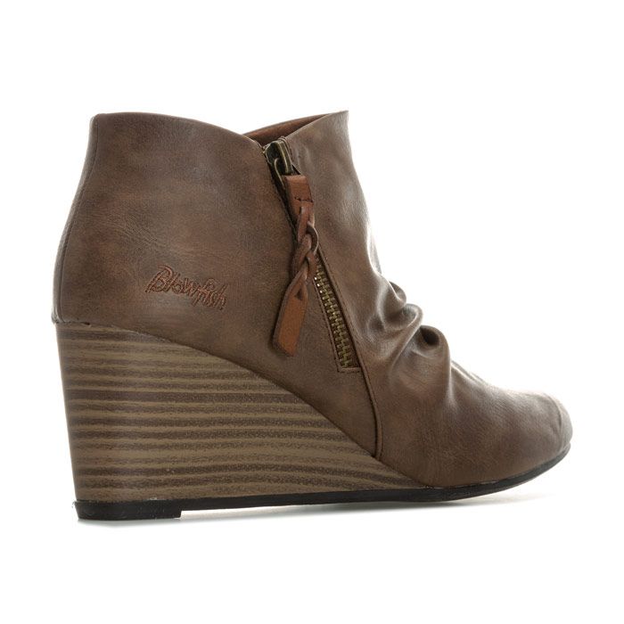 Women's Blowfish Malibu Balta Wedge Boots In Brown