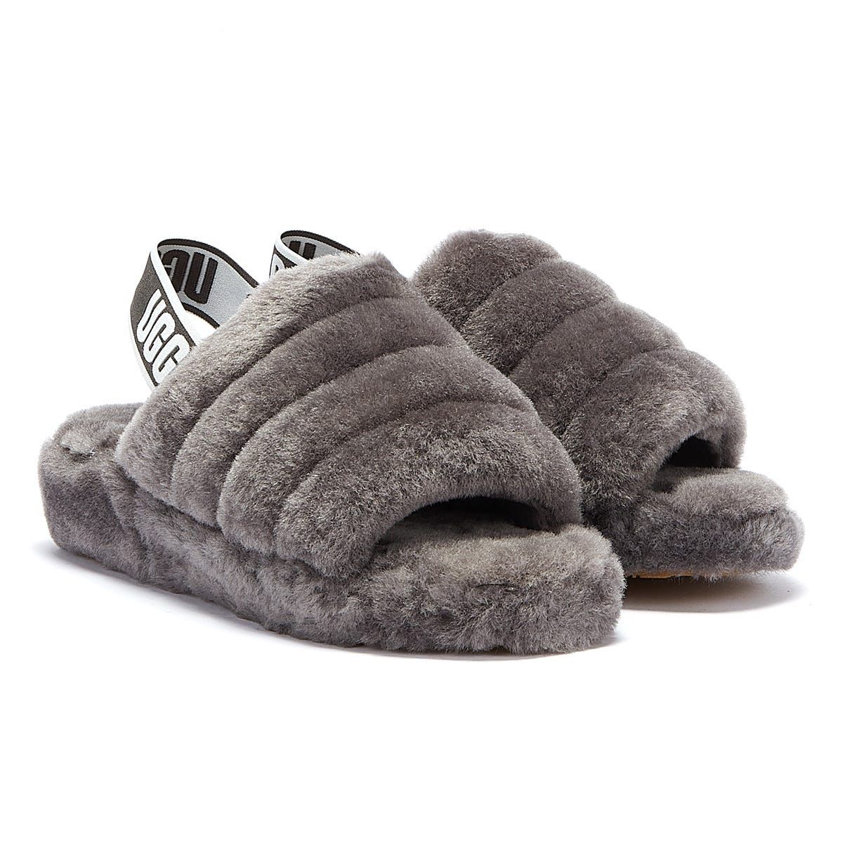 ugg slides with heel