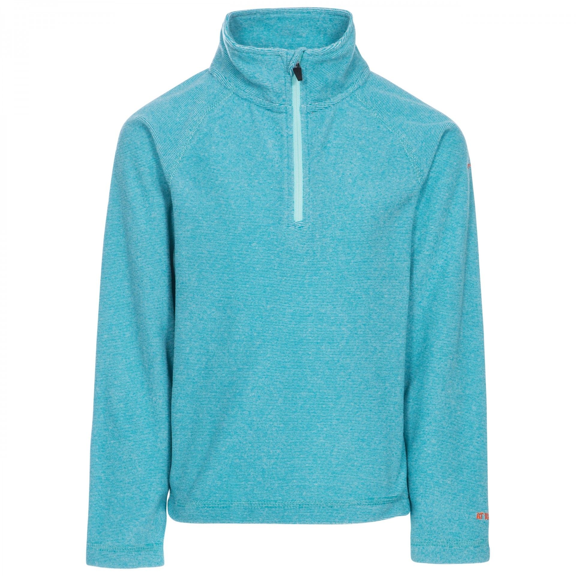 100% polyester. Striped microfleece. Anti piling. Brushed back. 1/2 zip neck. Contrast trims.