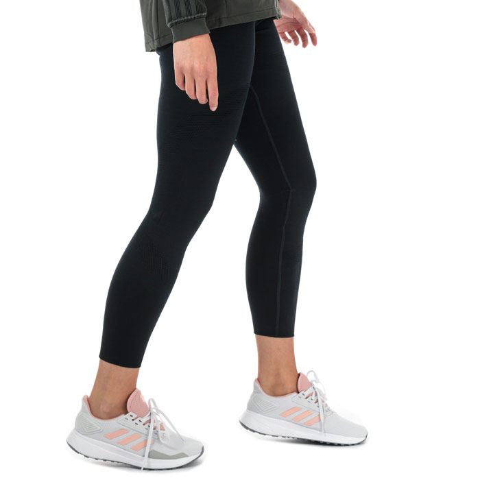 Womens adidas How We Do Primeknit HD Leggings in legend ink - black.<BR><BR>- Wide  flat ribbed elasticated waistband with inner drawcord and zipped side pocket.<BR>- adidas Primeknit with 3D ribbed knit zones.<BR>- Zoned mesh knit ventilation panels.<BR>- Flatlock seams reduce chafing and skin irritation.<BR>- Reflective adidas Badge of Sport logo printed at lower left leg.<BR>- Scan the QR code to unlock an exclusive playlist to help keep you moving.<BR>- Mid rise.<BR>- Inside leg length measures 26in approximately.<BR>- Main material: 82% Polyester  18% Elastane.  Machine washable.<BR>- Ref: EK4568<BR><BR>Measurements are intended for guidance only.
