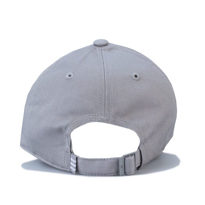 Mens adidas Originals Trefoil Classic Cap  Grey. <BR><BR>- Poly-cotton blend for a secure and comfy wear. <BR>- Six -panel design. <BR>- Breathable eyelets to keep your head cool. <BR>- Adjustable strap at the back for a custom fit. <BR>- Curved peak finish. <BR>- White Trefoil to the front. <BR>- Shell; 100% cotton. Lining; 80% polyester  20% cotton. Machine washable. <BR>- Ref: BK7282