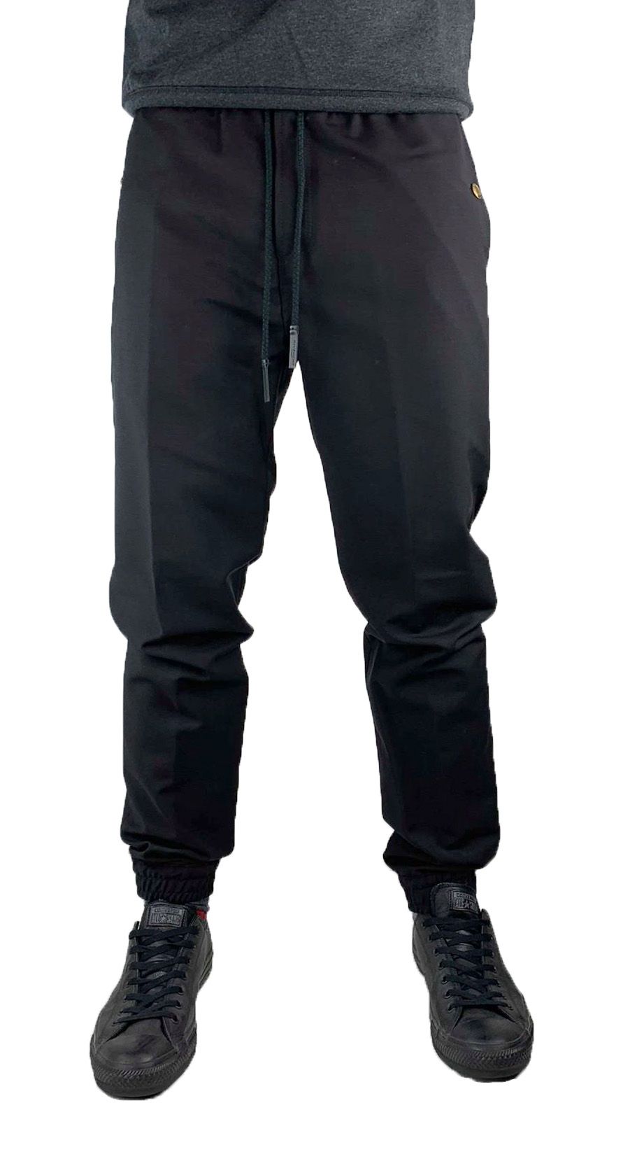 Givenchy BM505Q110H 001 Sweatpants. Sweatpant Bottoms With Elasticated waistband and ankles. Back Pockets. antique gold-finish metal 4G buttons on the side pockets. Brand logo printed on drawsting waist adjusters. 100% Black wool and mohair jogging pant