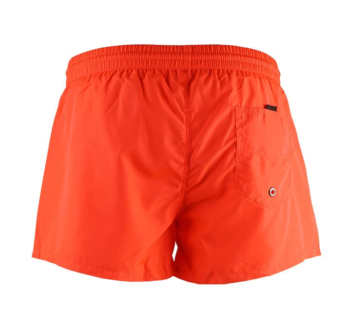 Diesel BMBX-SANDY Orange Swim Shorts. Diesel Orange Mens Swimwear. 100% Polyester. Diesel Branding. Drawstring Ties. Product Code - BMBX-WAVE 41X