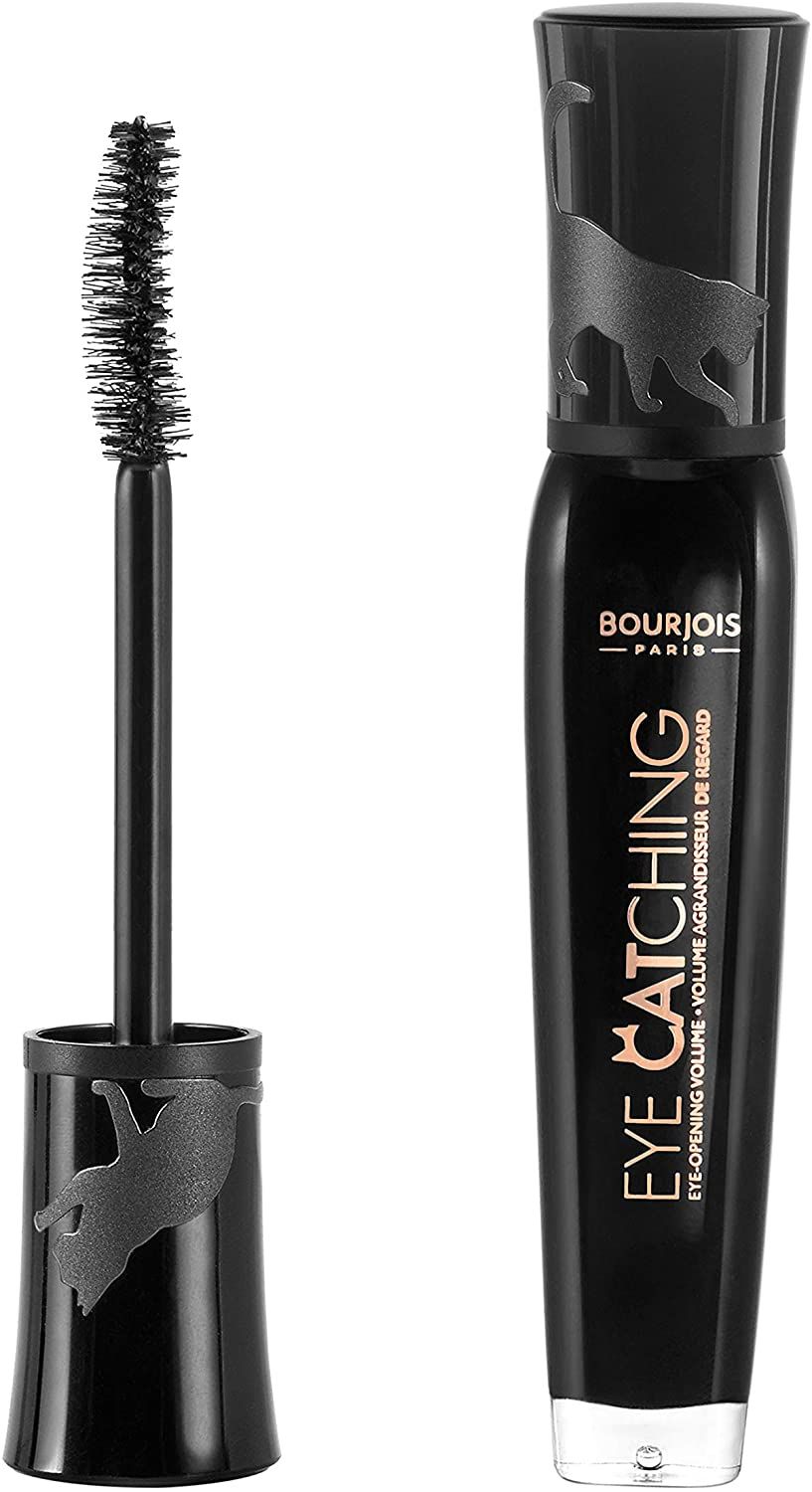Bourjois Eye Catching Eye-Opening Volume Mascara covers each lash to create a wide-eyed, cat eye effect. Equipped with a curved brush for grabbing even hard-to-reach corner lashes. This volumising mascara enhances and defines to leave lashes looking thicker and more defined.