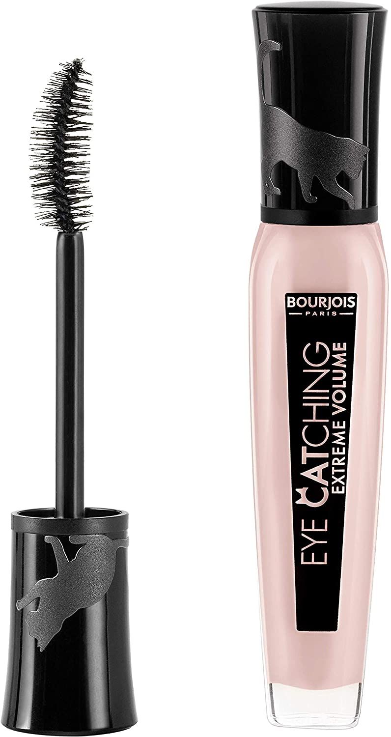 Bourjois Eye Catching Extreme Volume Mascara coats your lashes with an outstanding effect! Its ultra-thick brush grabs each one of them, delivering an extreme volumizing result. The formula is enriched with densifying black pigments that make your lashes look thicker and more spectacular.