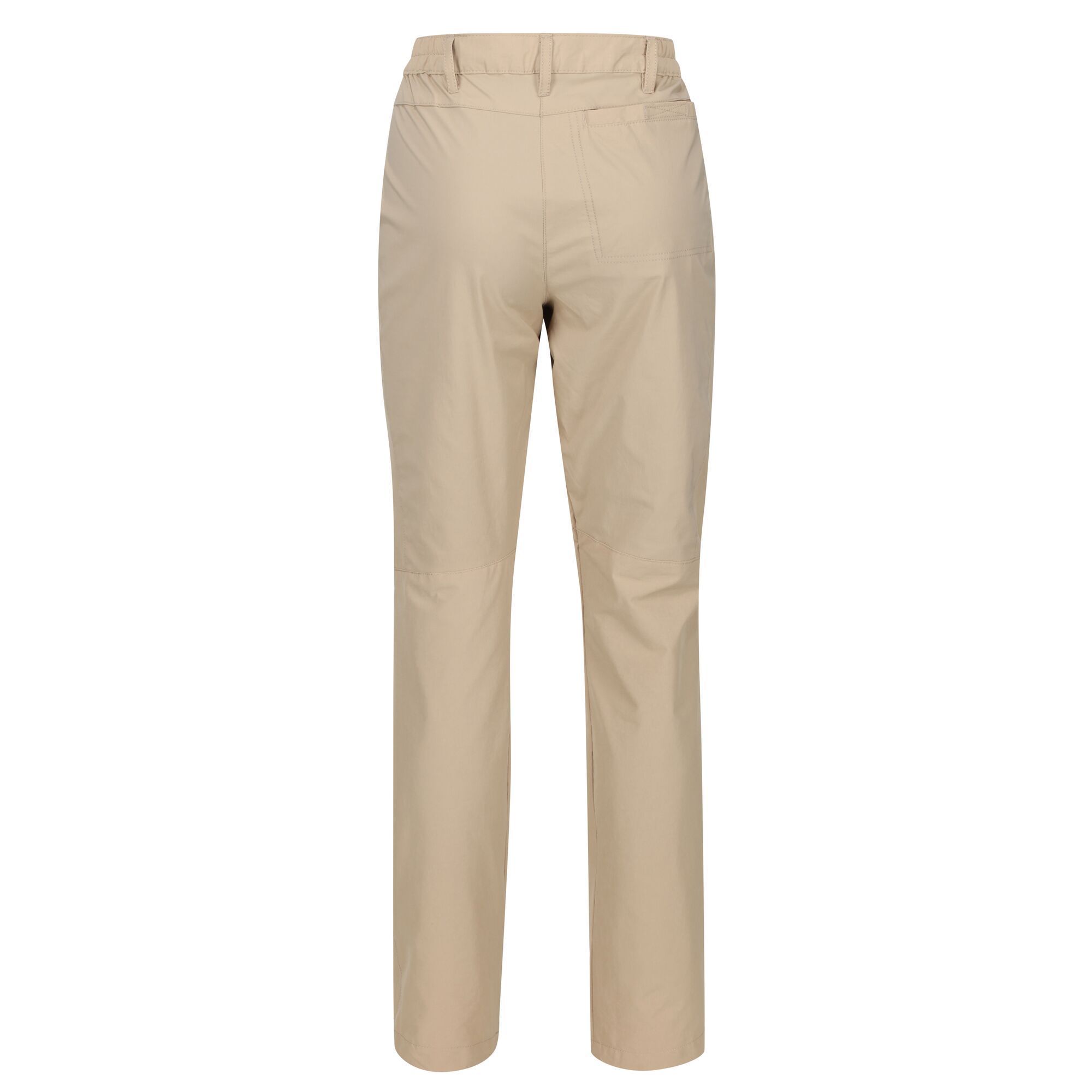 Material: 94% polyamide, 6% elastane. High-stretch, weather-resistant, Isoflex trousers. The lightweight, cool-wearing polyamide stretch fabric has a DWR (durable water repellent) finish. With UPF 40+ sun protection built-in. Features a part elasticated waist. The front and back pockets feature zip fastenings with easy-grab pullers for access on-the-go. With a small Regatta tab. Size (waist/hip): (6 UK) 23in/33in, (8 UK) 25in/35in, (10 UK) 27in/37in, (12 UK) 29in/39in, (14 UK) 31in/41in, (16 UK) 33in/43in, (18 UK) 36in/45in, (20 UK) 38in/47in, (22 UK) 41in/50in, (24 UK) 43/52in, (26 UK) 45/54in, (28 UK) 47in/57in, (30 UK) 49in/59in, (32 UK) 51in/61in, (34 UK) 53in/63in, (36 UK) 55in/65in. Size (leg length): (S) 29in, (R) 31in, (L) 33in.