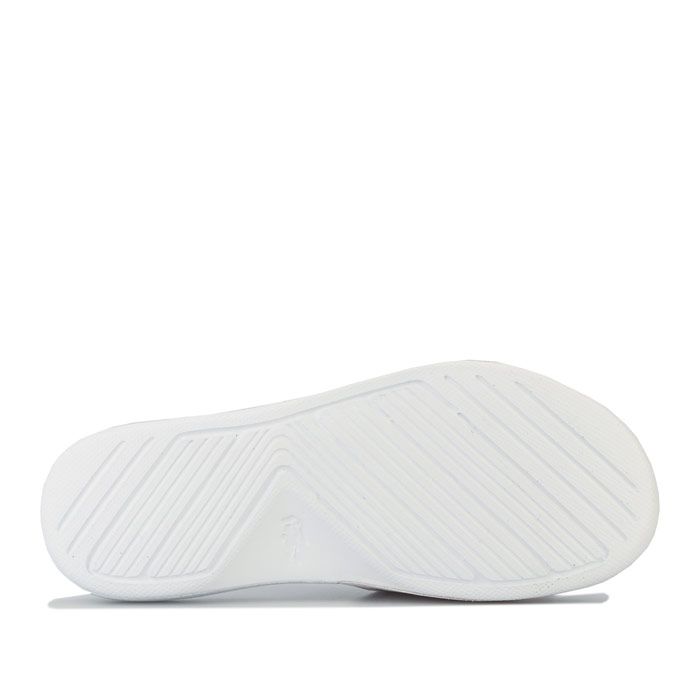 Children Boys Lacoste L.30 Slide Sandals.<BR>- Single bandage upper <BR>- Slip on <BR>- Branding to front <BR>- Synthetic Upper  Synthetic Lining  Synthetic Sole <BR>- Ref: 739CUC0006082