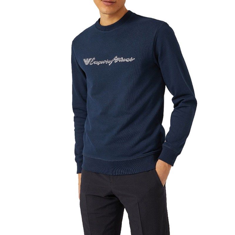Emporio Armani 3Z1M721J05Z-0544-XXL Sporty but trendy, this green sweatshirt will be perfect for any casual look.