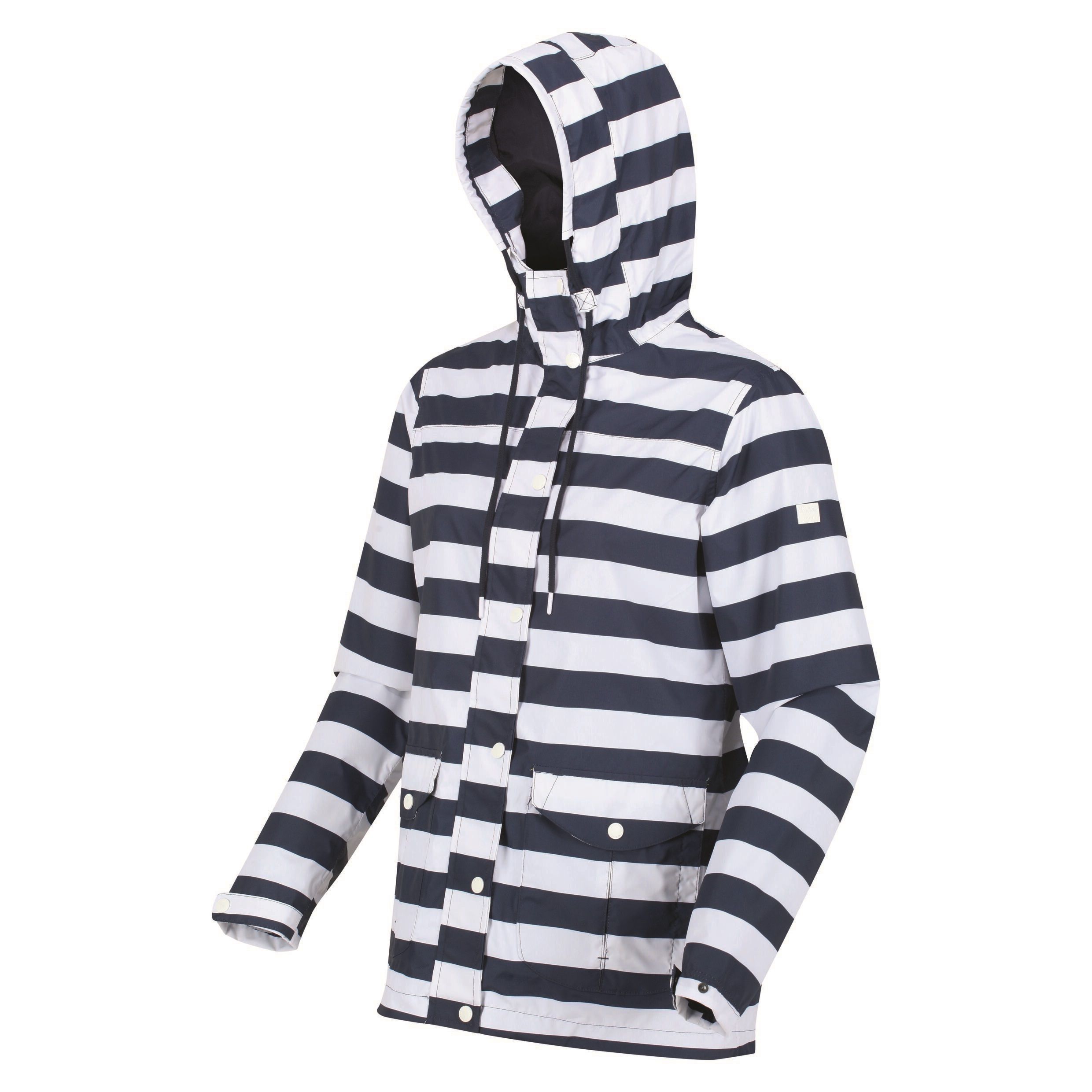 Regatta Womens/Ladies Bayarma Striped Lightweight Waterproof Jacket