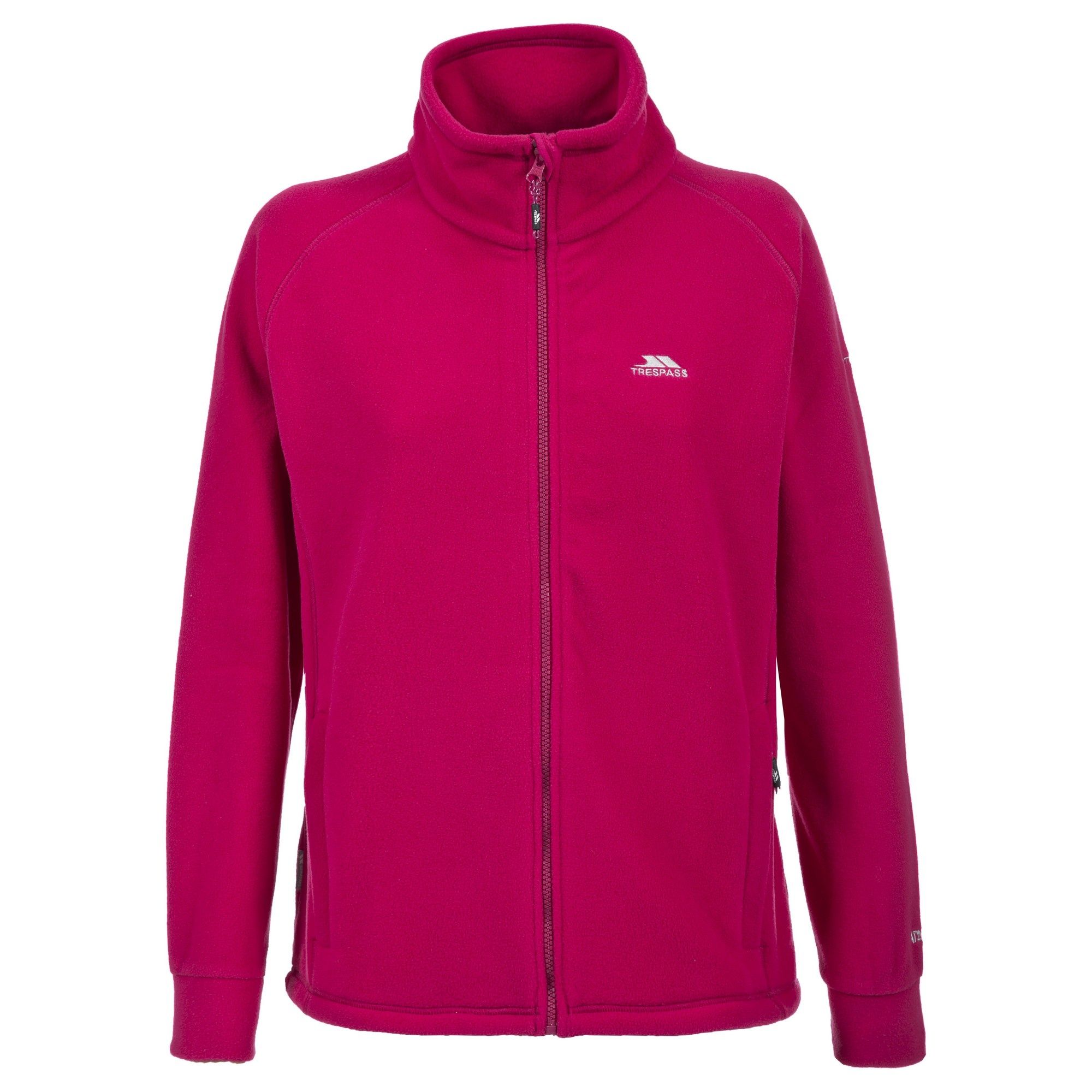 Ladies fleece jacket. 280gsm Airtrap fleece build to trap and hold onto body heat. Polar fleece build. Full front zip. 2 zip pockets. Anti pilling build. 100% Polyester.
