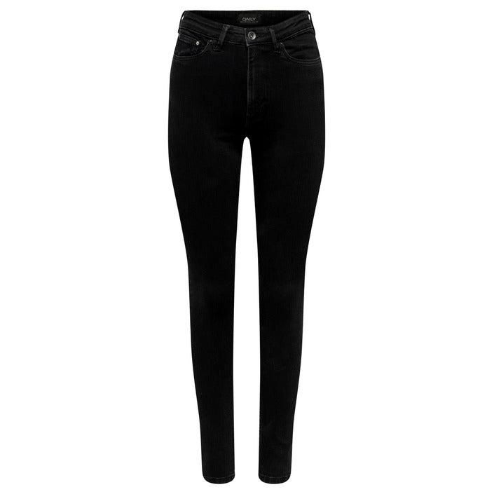 Brand: Only
Gender: Women
Type: Jeans
Season: Fall/Winter

PRODUCT DETAIL
• Color: black
• Pattern: plain
• Fastening: zip and button

COMPOSITION AND MATERIAL
• Composition: -92% cotton -2% elastane -6%  elastomultiester 
•  Washing: machine wash at 30°