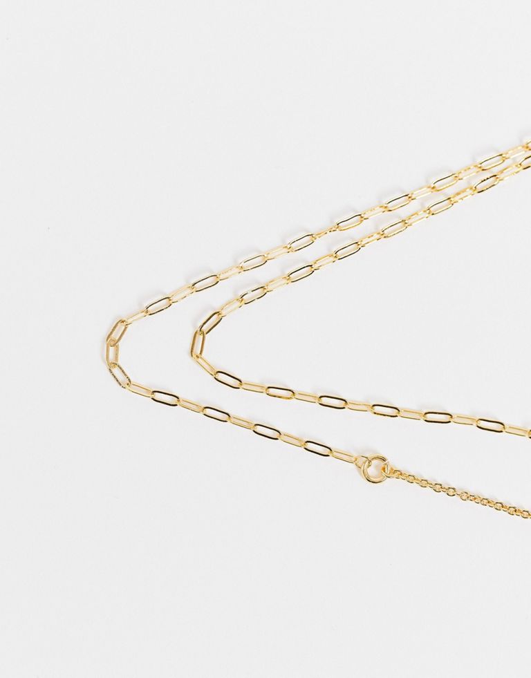 Accessories by Topshop The finishing touch Link chain 'K' initial charm Adjustable length Lobster clasp Sold by Asos