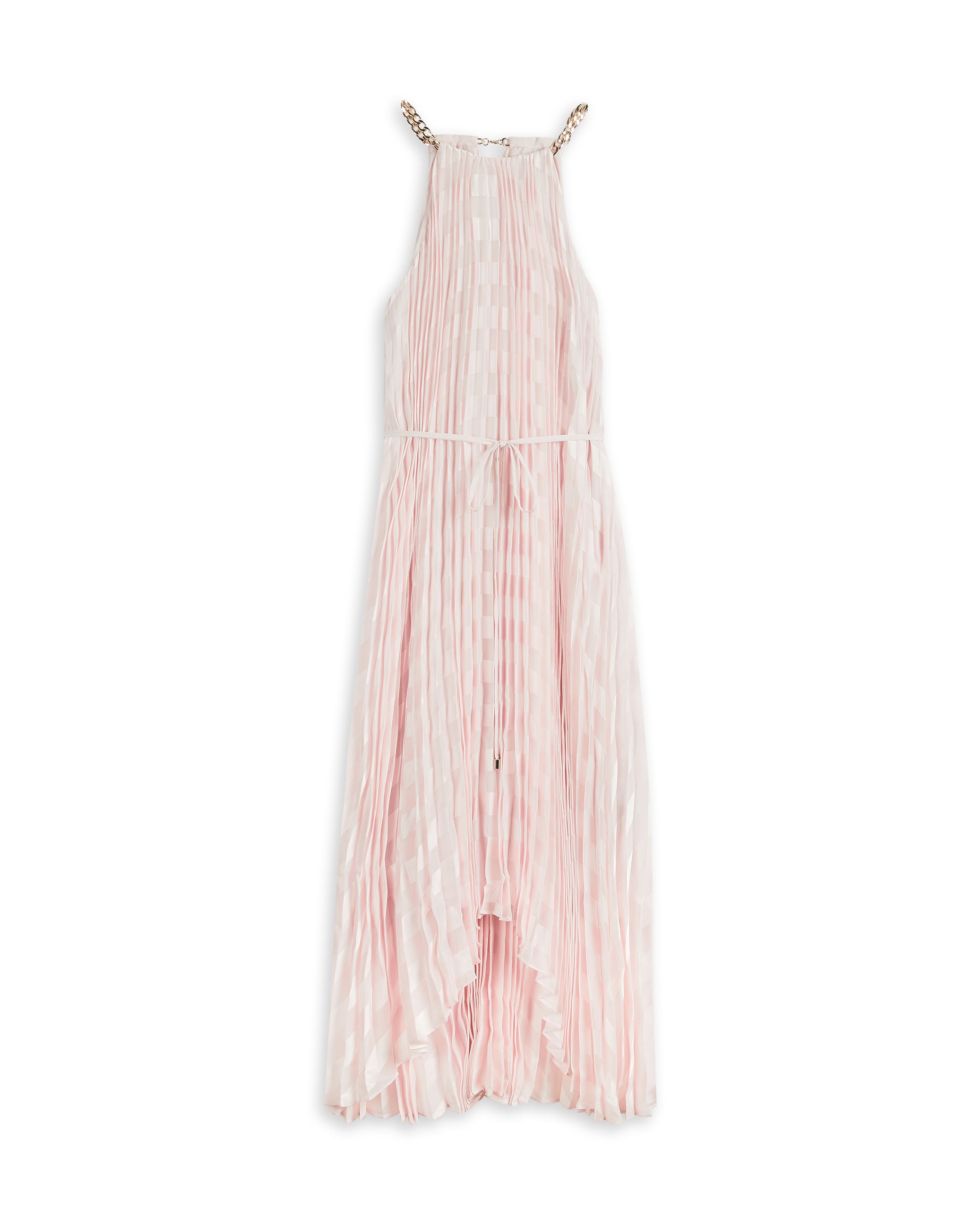 sasski pleated maxi dress