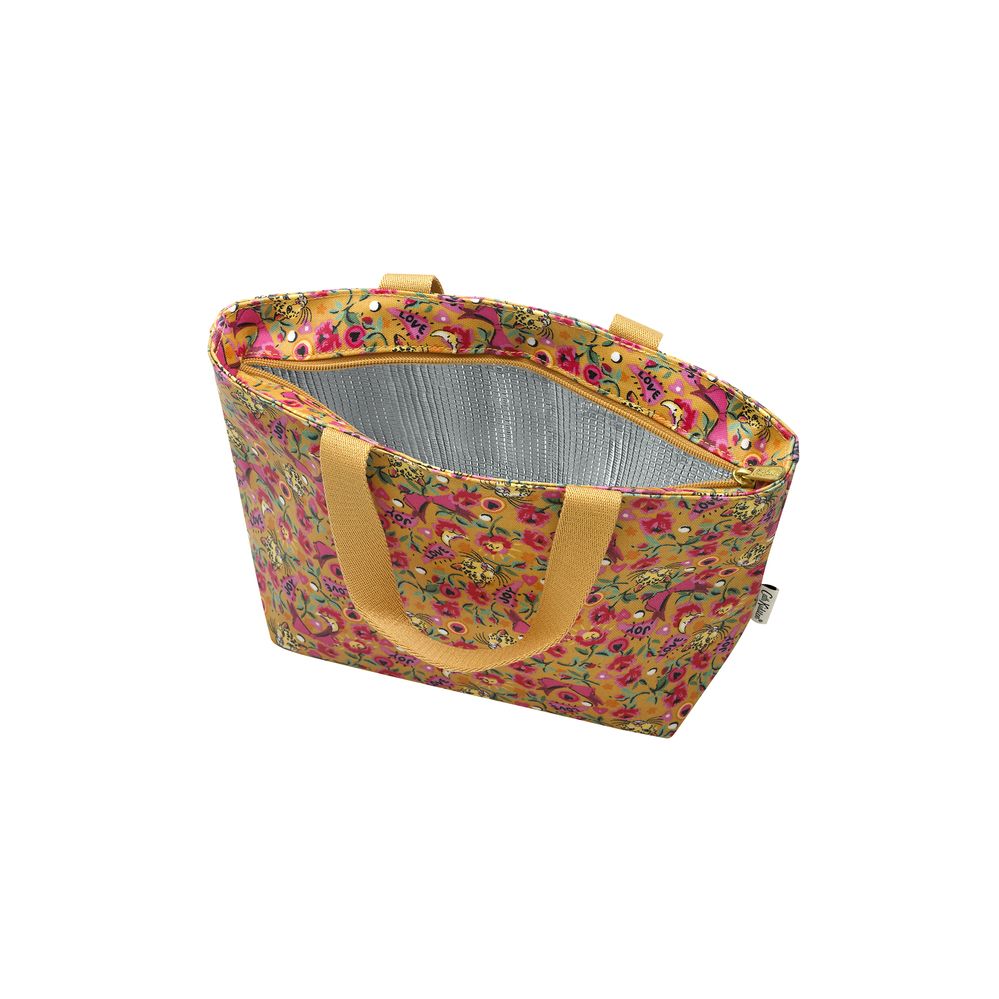 Lunch Tote - Pinball Ditsy - Yellow