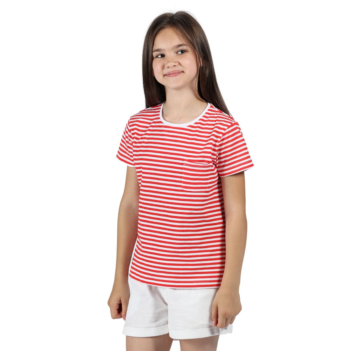 Material: 100% cotton. Coolweave cotton pigment dye jersey fabric. Boys and girls specific fit. 1 chest pocket. Naturally breathable. Light to wear. Chest sizes to fit: (3-4 Yrs): 55-57cm, (5-6 Yrs): 59-61cm, (7-8 Yrs): 63-67cm, (9-10 Yrs): 69-73cm, (11-12 Yrs): 75-79cm, (13 Yrs): 82cm, (14 Yrs): 86cm, (15-16 Yrs): 89-92cm.