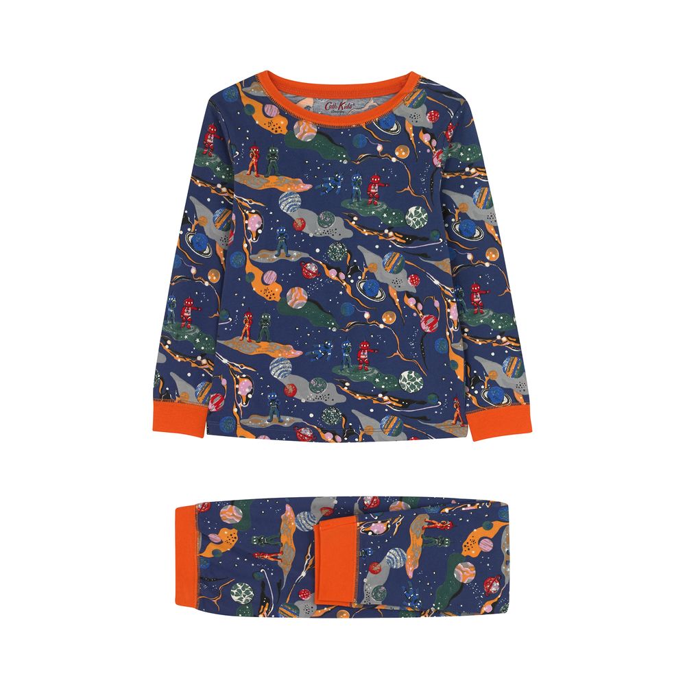 Marble Space Long Sleeve Jersey PJs