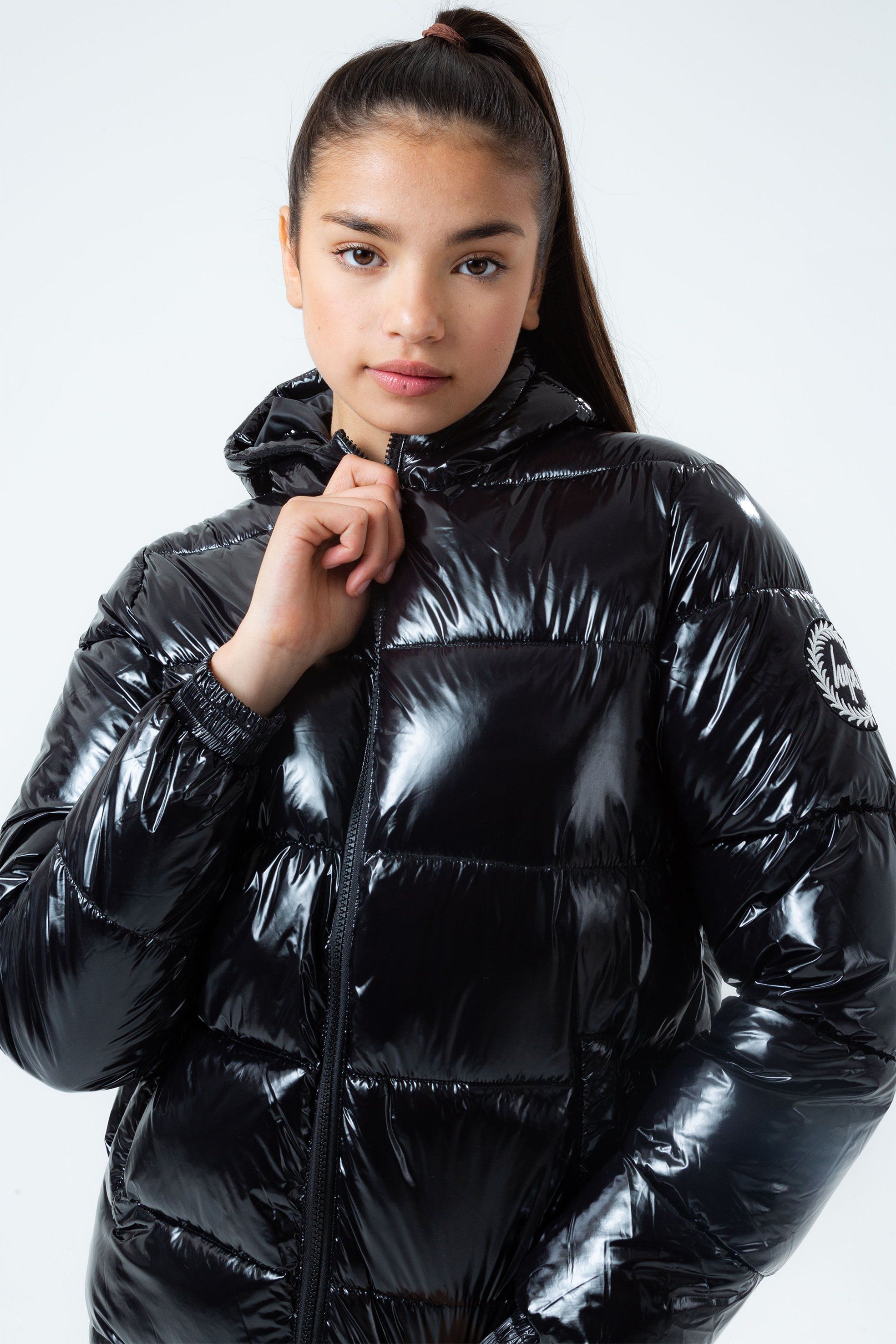 Girl's Hype Junior Shine Puffa Jacket 