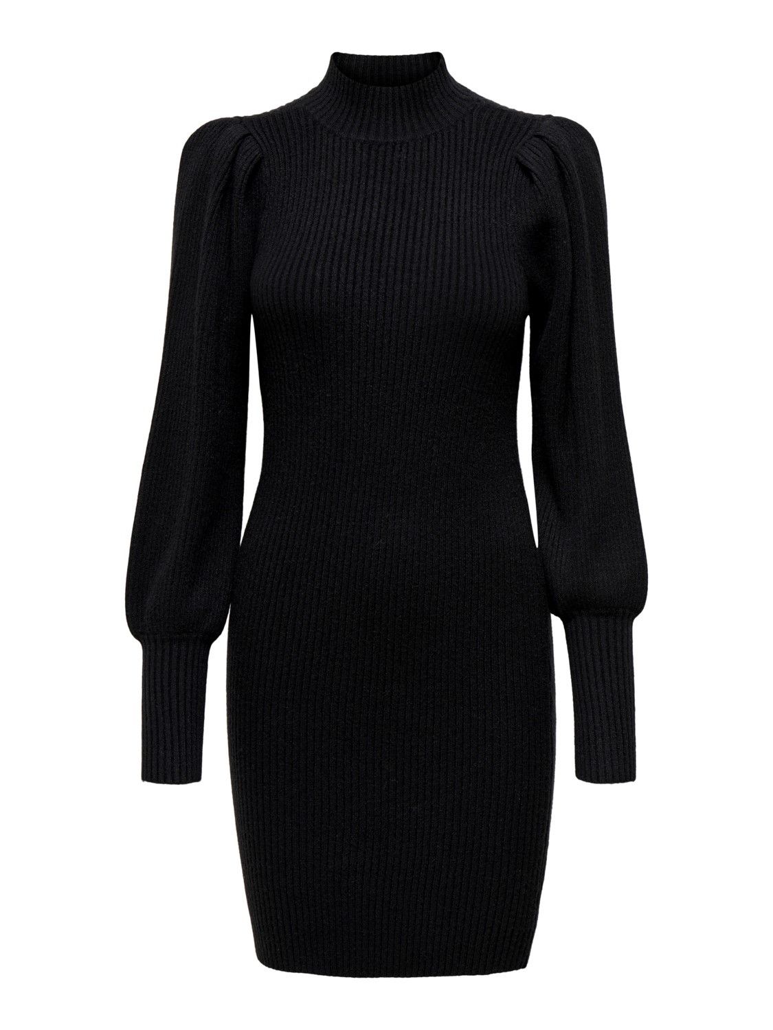 Brand: Only Gender: Women Type: Dresses Season: Fall/Winter  PRODUCT DETAIL • Color: black • Sleeves: long • Neckline: turtleneck  COMPOSITION AND MATERIAL • Composition: -27% nylon -23% polyester -50% viscose  •  Washing: machine wash at 30°