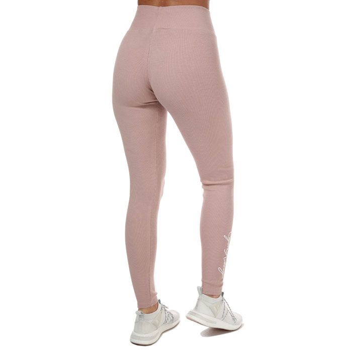 Gym King Aura Script Rib Leggings 