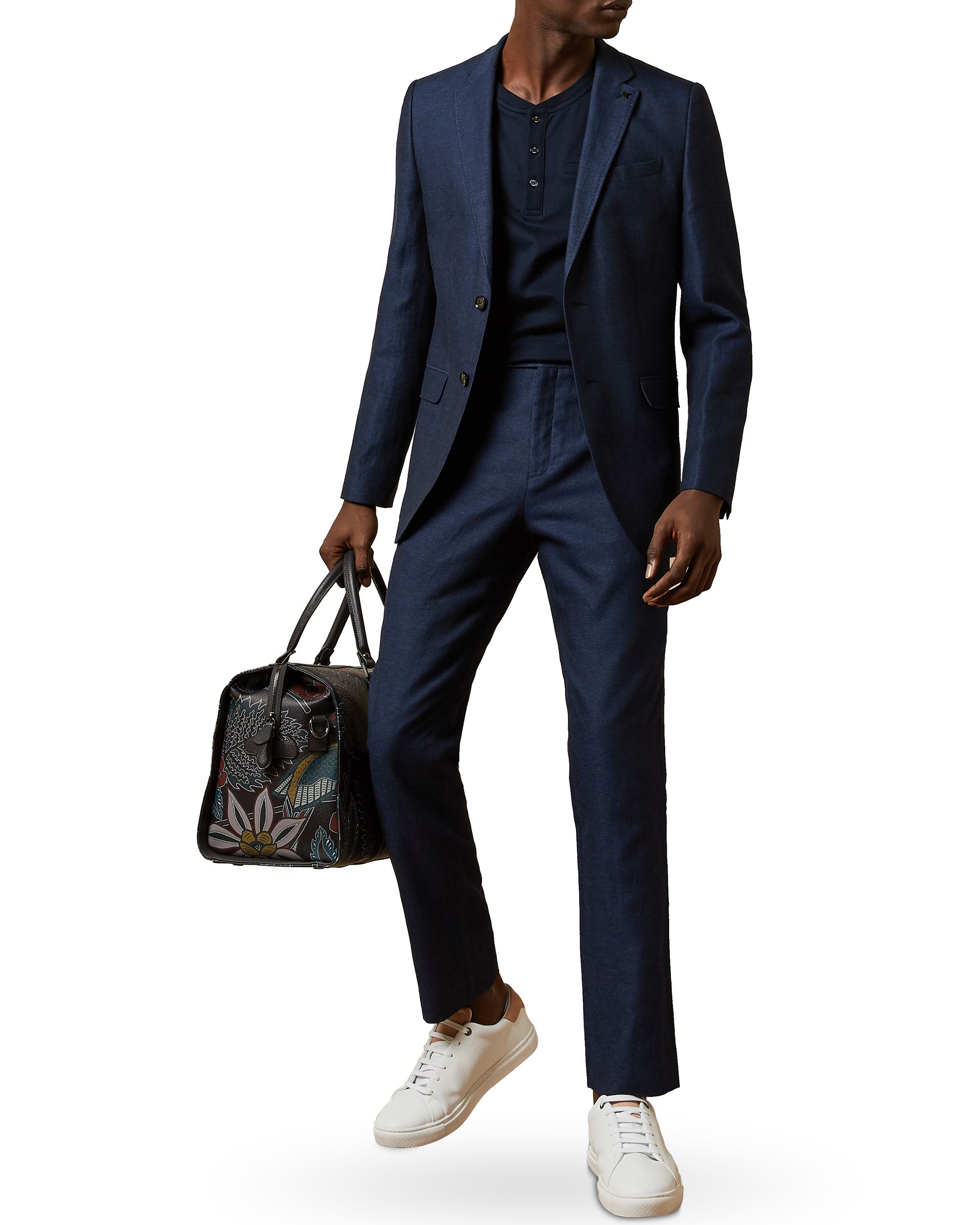 navy blue ted baker suit