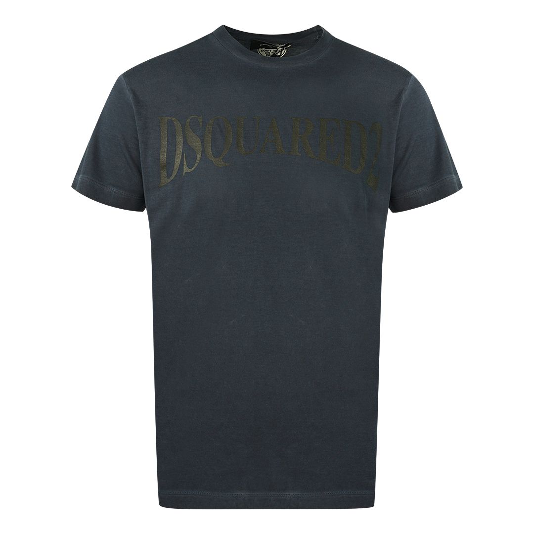 Dsquared2 Cool Fit Panoramic Logo Blue T-Shirt. Short Sleeved Blue Tee. Cool Fit Style, Fits True To Size. 100% Cotton. Made In Italy. S74GD0582 S21600 524