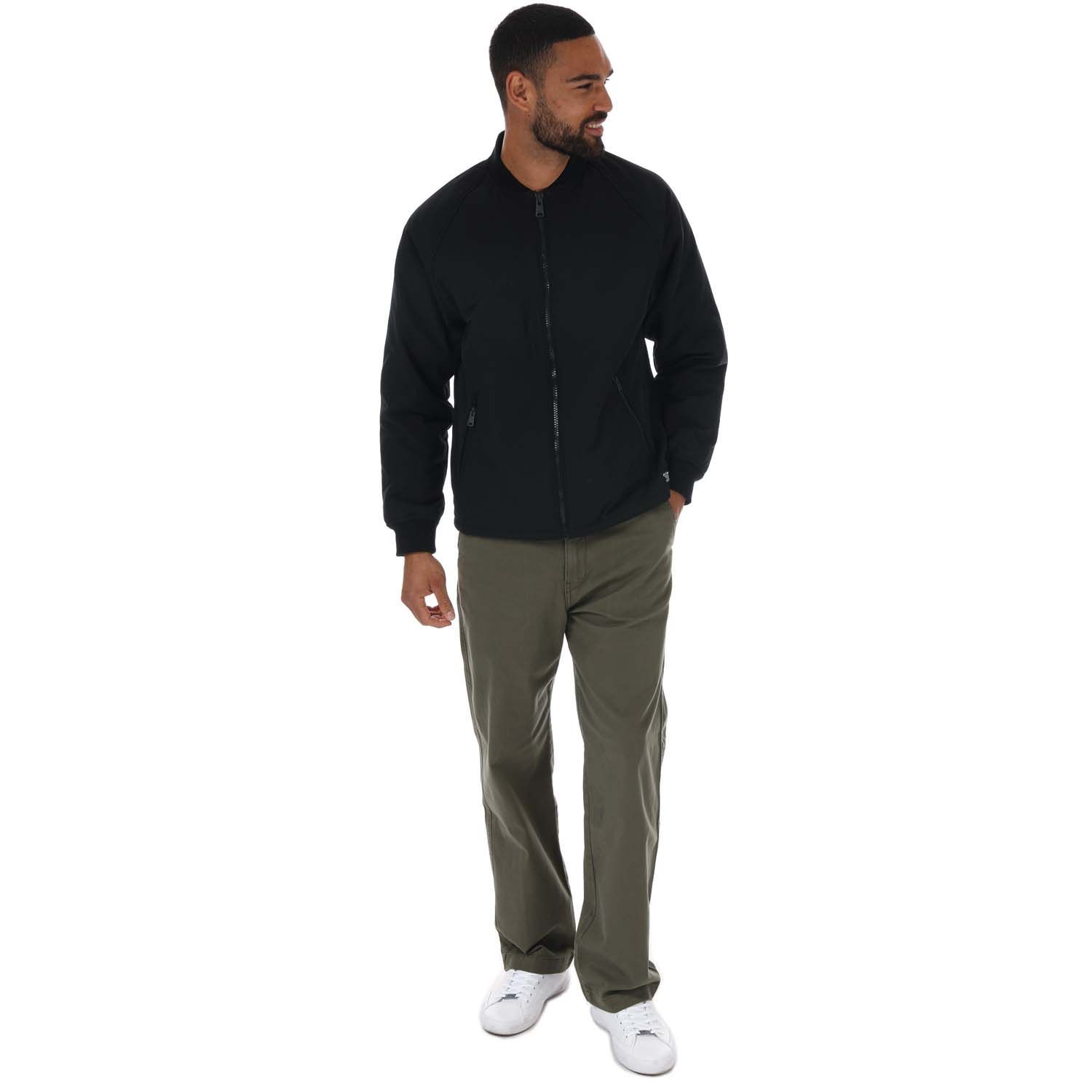Men's Levis Hyde Quilted Bomber Jacket in Black