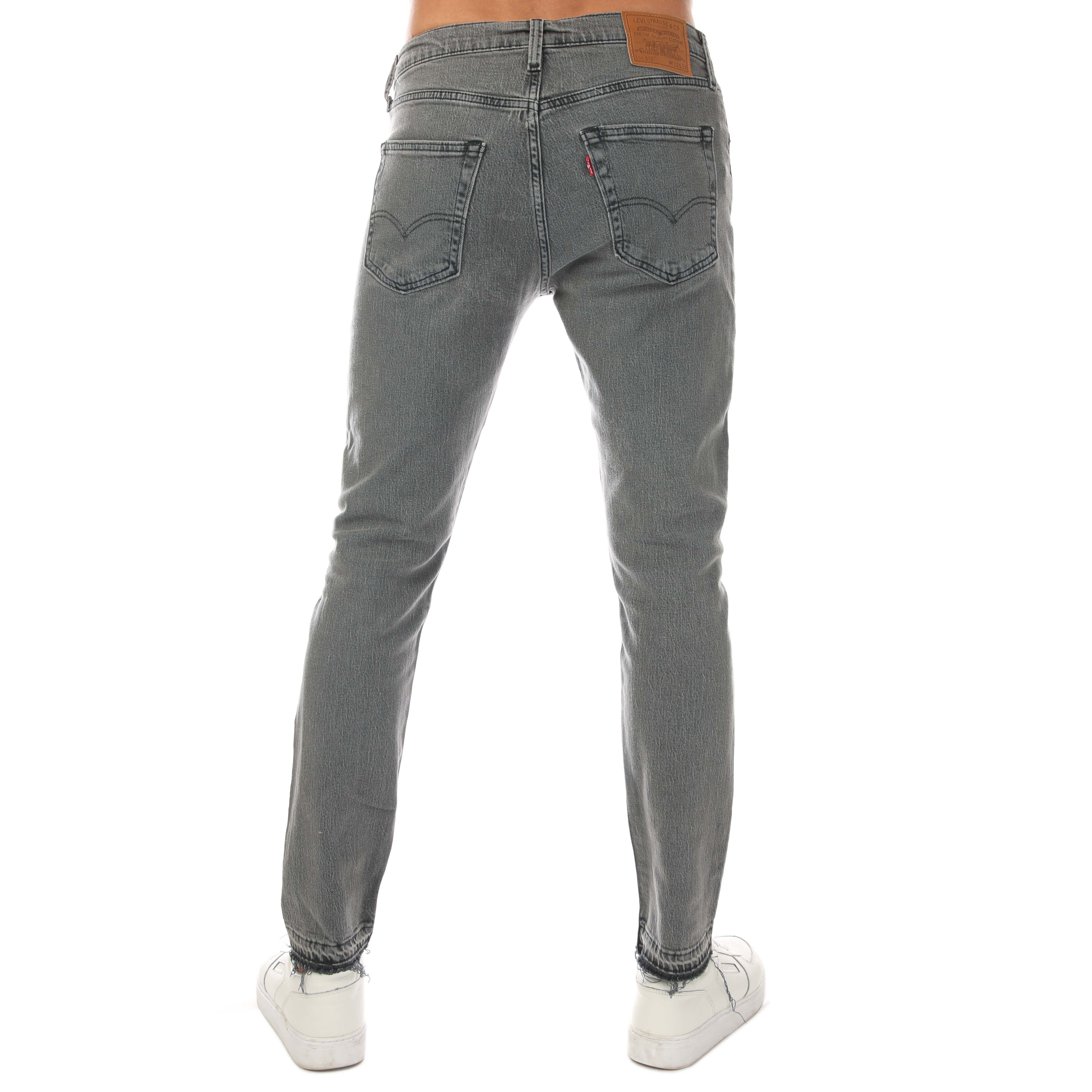Men's Levis 512 Slim Taper Retrograde T2 Jeans in Grey