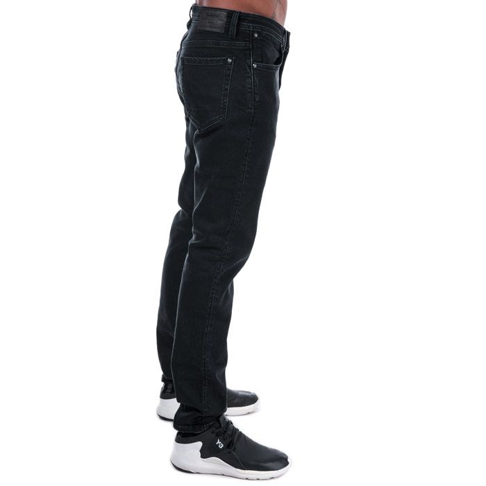 Mens Timberland Sargent Lake Washed Jeans in Black<BR><BR>- Zip fly<BR>- Five pocket design<BR>- Slim fit<BR>- Tonal stitching<BR>- Branded tab to reverse waist<BR>- Inside leg 30in approximately<BR>- Shell: 99% Cotton  1% Elastane. Pocket: 65% Polyester  35% Cotton. Machine Washable<BR>- Ref: CA1YP6T69<BR><BR>Measurements are intended for guidance only