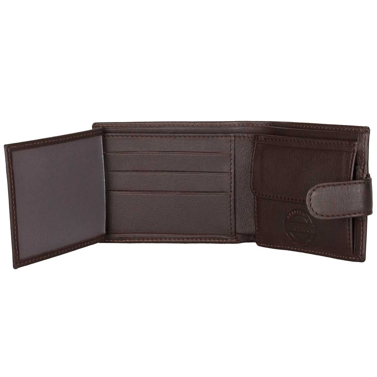 Leather wallet Montevita in Brown