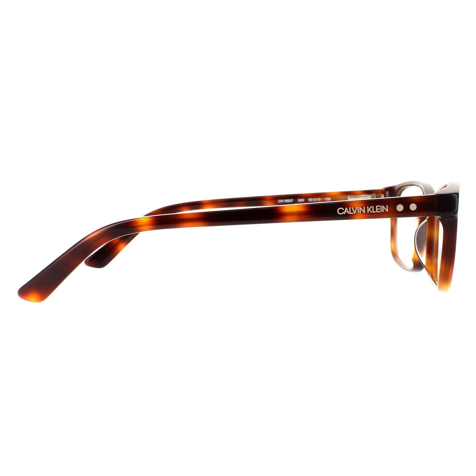 Calvin Klein Rectangular Womens Soft Tortoise Glasses Frames 1538