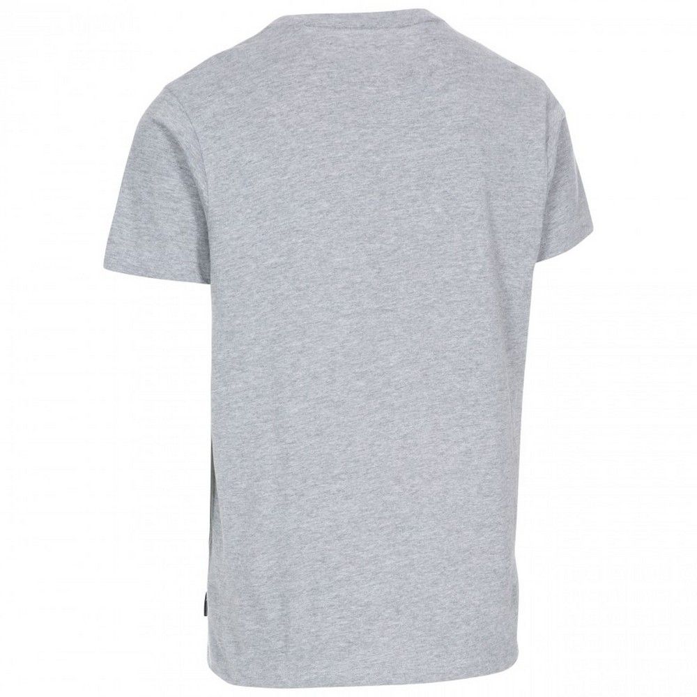 Mens short sleeve t-shirt with graphic print on chest. Round neck. Materials: 60% cotton/ 40% polyester.
