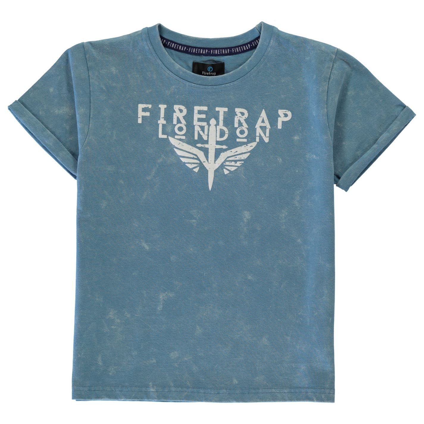 Firetrap Boys Acid Wash T-Shirt
