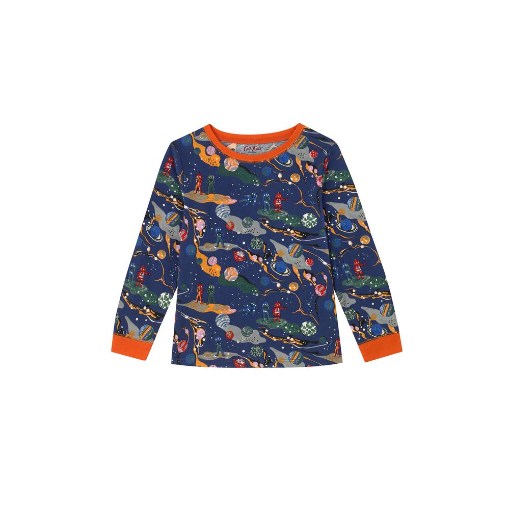Marble Space Long Sleeve Jersey PJs