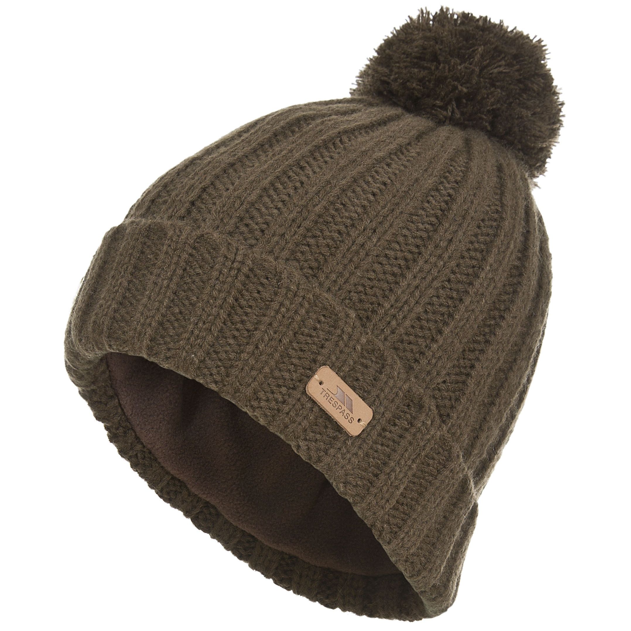 Outer: 100% Acrylic, Lining: 100% Polyester Anti Pil Fleece. Round off your look and shield yourself against the chill with the Thorns mens knitted beanie hat. Fully fleece lined.