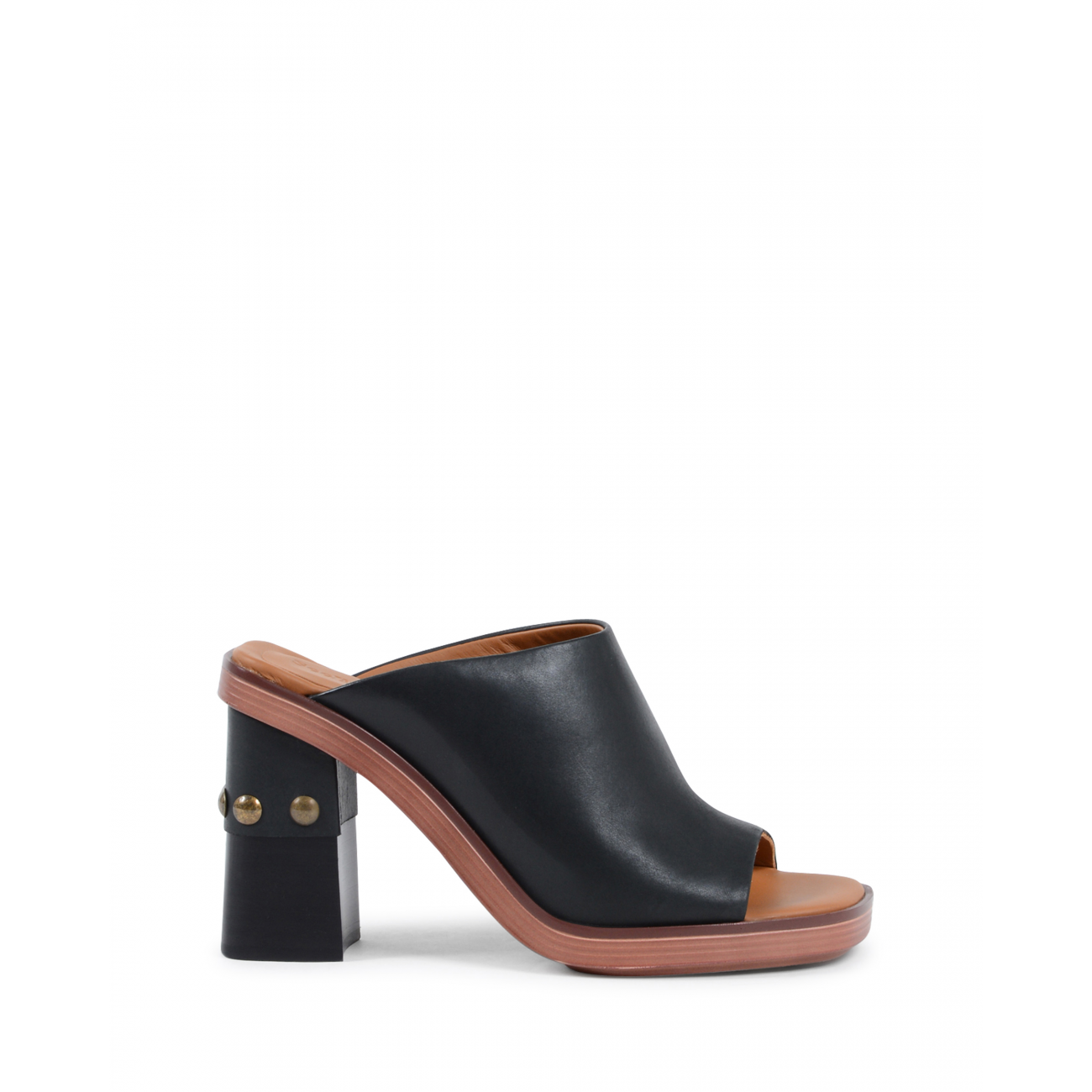 Chloe Womens Mule Sandal Black SB32041A NERO