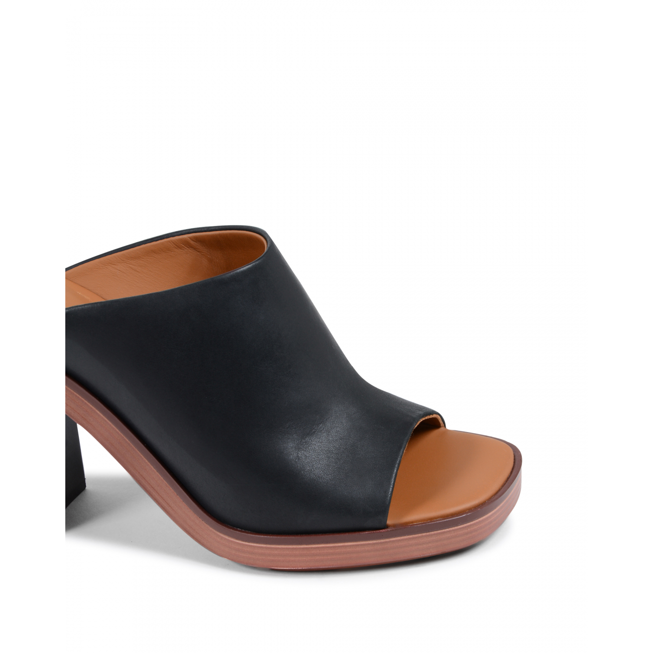 chloe flat mule sandals