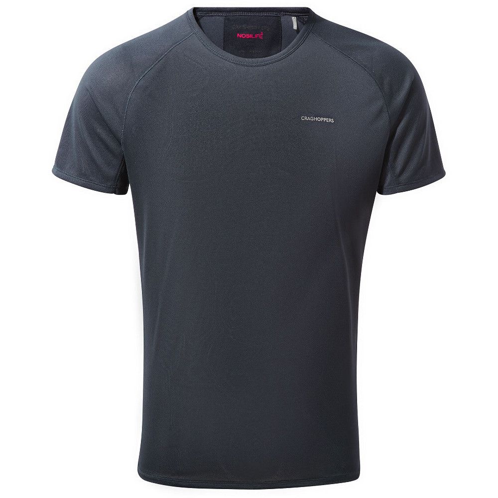 A versatile base layer that provides cooling protection from UV rays and biting insects. The NosiLife polyester mesh construction turns an agile technical tee into a hot-climate performer, with moisture-wicking and anti-odour action that helps keep skin fresh all day long. Featuring simple crew neck styling and reflective detail.