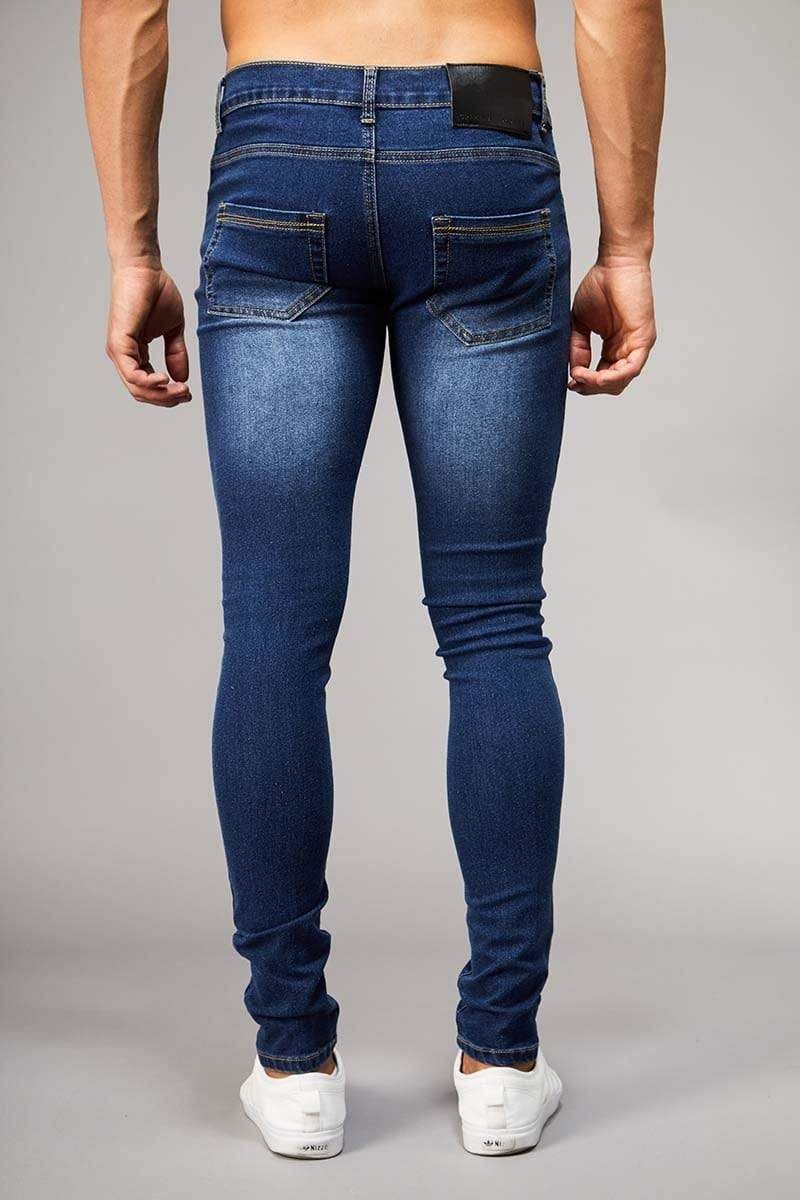 Camden Jeans by Criminal Damage, Distressed Super Skinny Jeans, Ripped design, Concealed fly, Regular rise, Comfort stretch fabric.