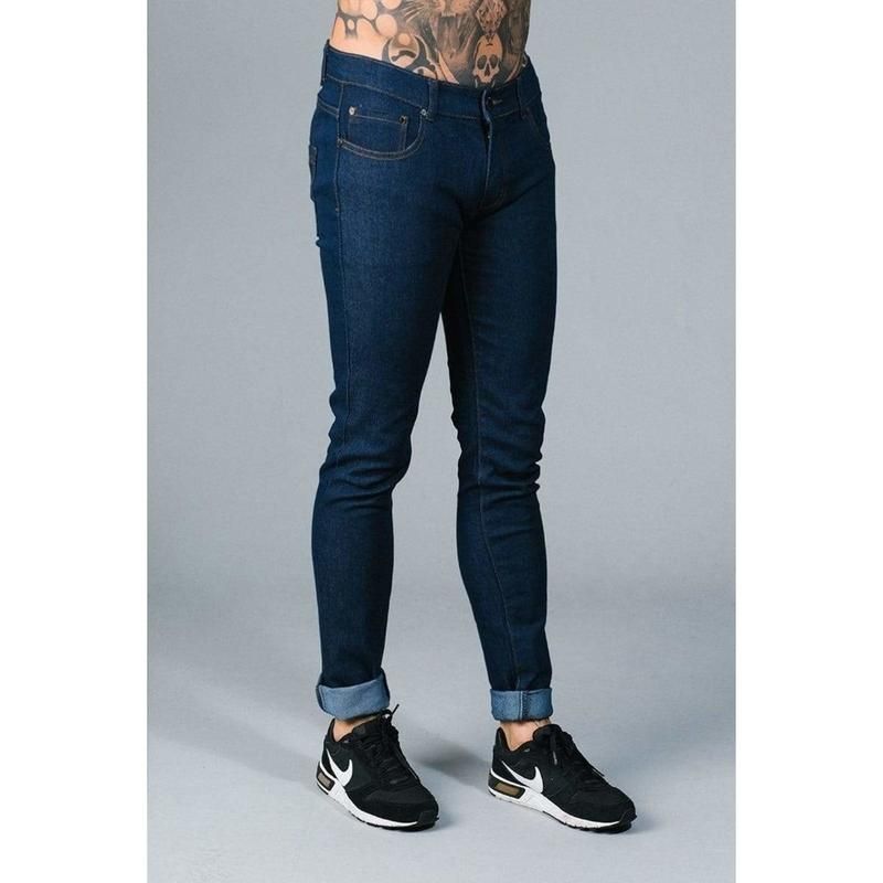 Cotton/lycra mix unisex denim by Criminal Damage. Our best selling classic skinny jeans. The cotton and lycra mix in these jeans make them a perfect unisex skinny fit, with the leg narrowing down to around 10