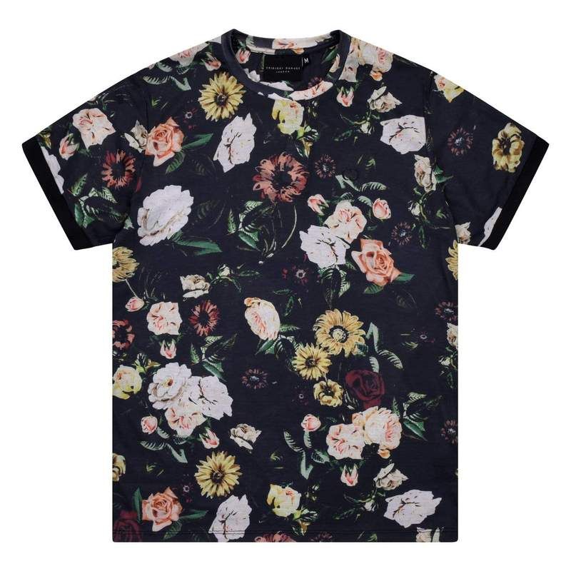 Dante tee with all over flower print