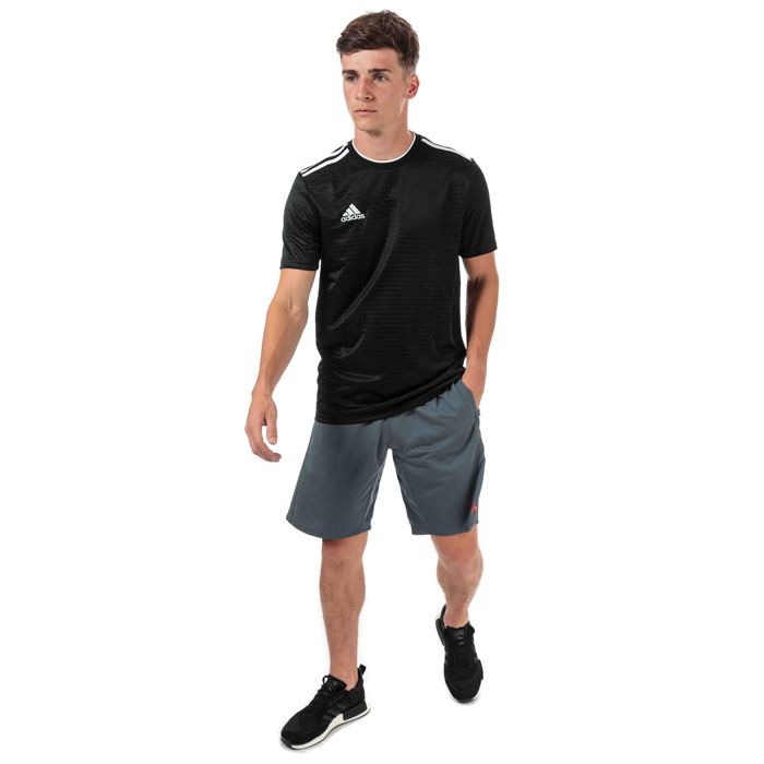 Mens adidas Condivo 18 Shorts in onix - orange.<BR><BR>- climacool helps keep you cool and dry.<BR>- Breathable  quick-drying construction.<BR>- Elasticated waist with inner drawcord.<BR>- Zipped side welt pockets.<BR>- Mesh inner leg panels for breathability.<BR>- Applied 3-Stripes to sides.<BR>- adidas brandmark above left hem.<BR>- Regular fit.<BR>- Inside leg length measures 10in approximately.<BR>- Main material: 100% Polyester.  Machine washable.<BR>- Ref: CV8237<BR><BR>- Measurements are intended for guidance only.
