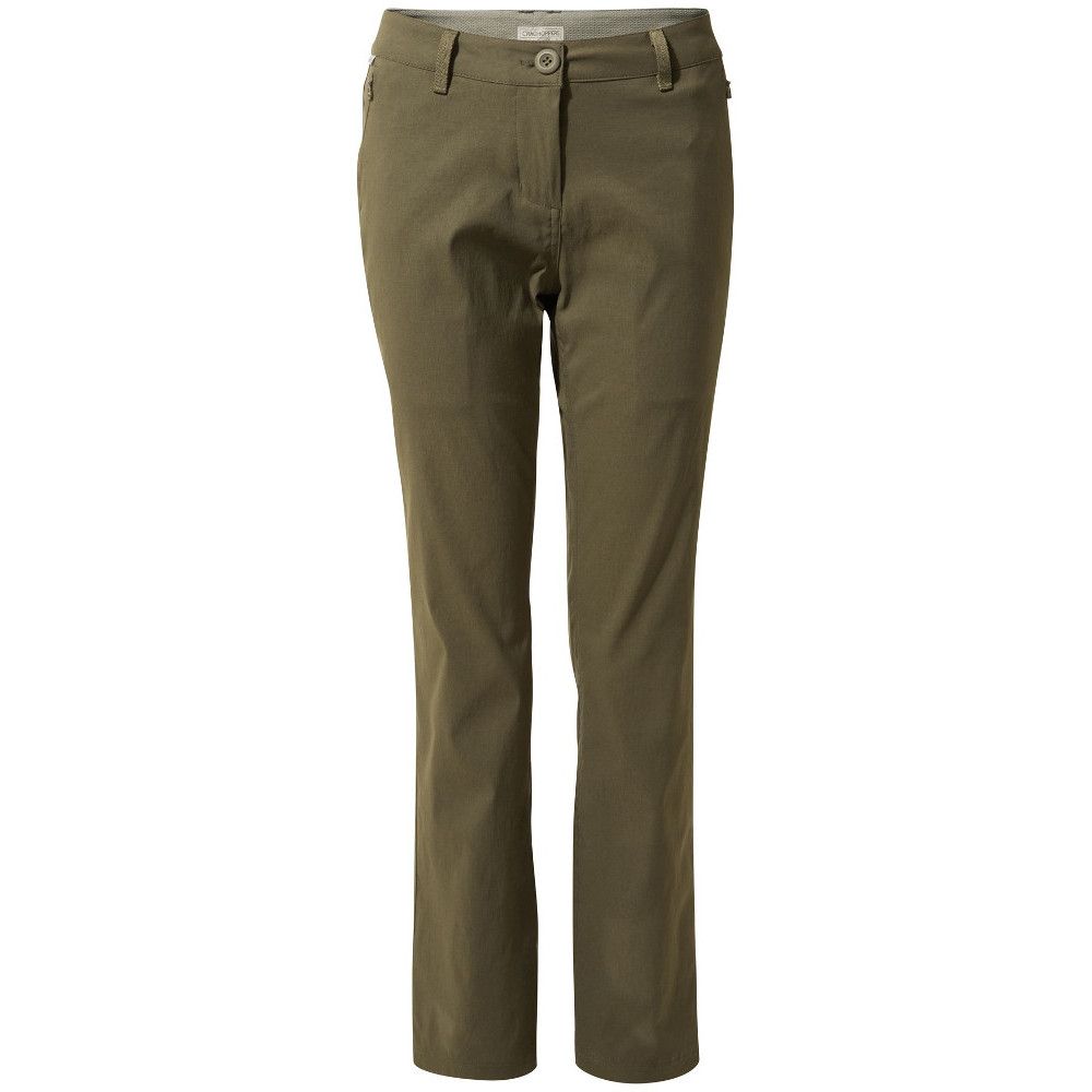 The Craghoppers Womens Kiwi Pro II Trousers provide outstanding performance that is combined with a truly flattering fit to ensure truly superb day-long comfort and protection in the active outdoors.