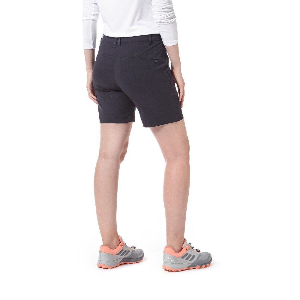 Agile stretch performance shorts that are designed to make easy work of the summer trail. Kiwi Pro shorts have a sun-protective, easy-care finish that repels splashes, as well as three zipped pockets for secure storage of cash, cards and keys. Exceptional comfort and protection in the active outdoors.