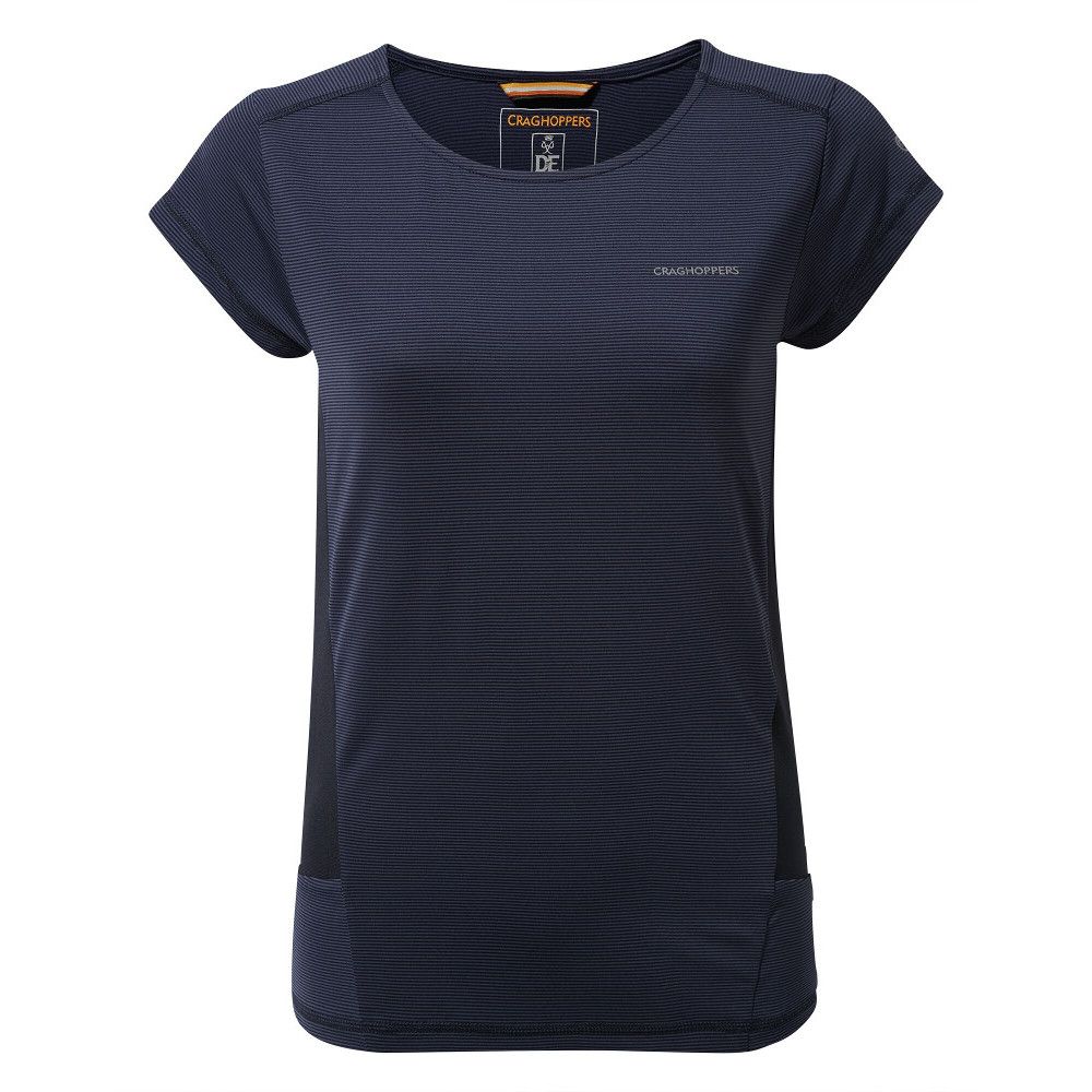 This technical t-shirt is a seasonal staple in the Duke of Edinburgh Award Collection. A striped quick-drying, moisture-wicking base with mesh panels for assisted cooling, it’s the first piece that goes into every expedition kit bag.