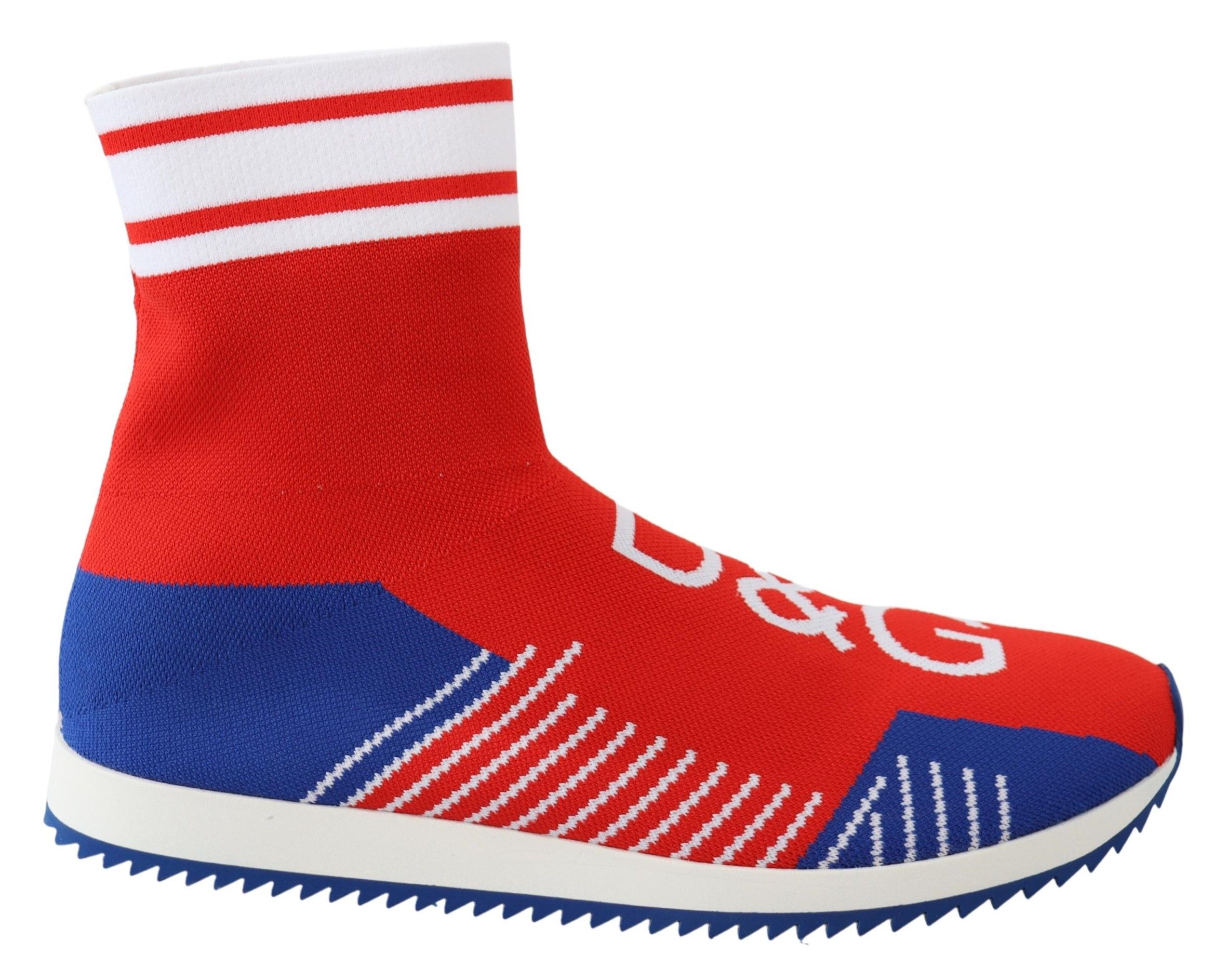 Dolce & Gabbana
Gorgeous brand new with tags, 100% AuthenticDolce & GabbanaMens shoes.
Model: SORRENTO, Casual socks sneakers
Color: Blue and red
Material:100% Polyester PL
Sole: Rubber
Logo details
Made in Italy
Very exclusive and high craftsmanship