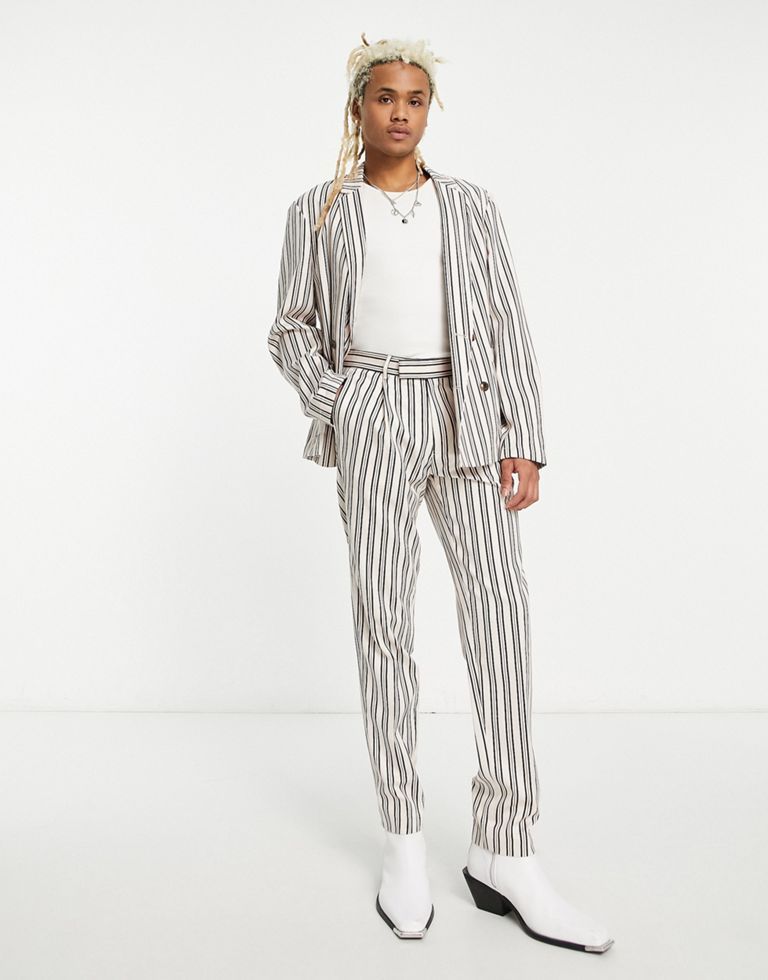 Suit jacket by ASOS DESIGN Basket-worthy find Notch lapels Two-button fastening Side pockets Oversized fit Sold by Asos